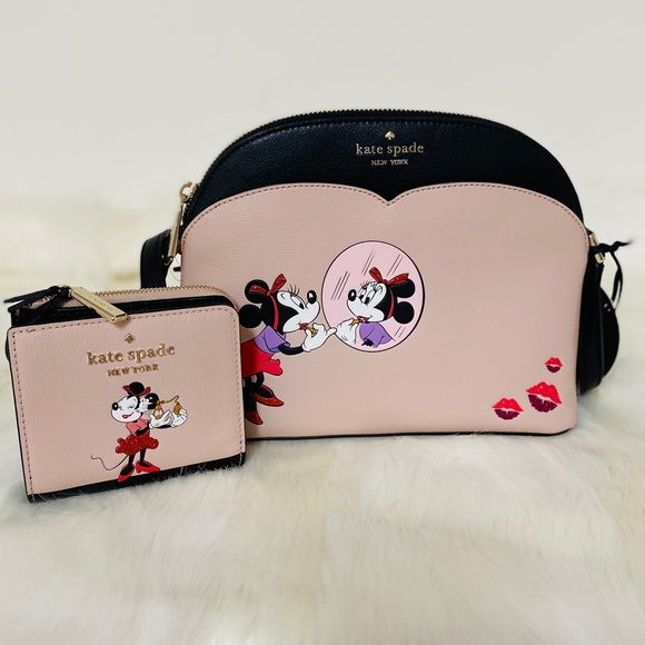kate spade Handbags - New💃Kate Spade Disney Minnie Mouse Crossbody SET